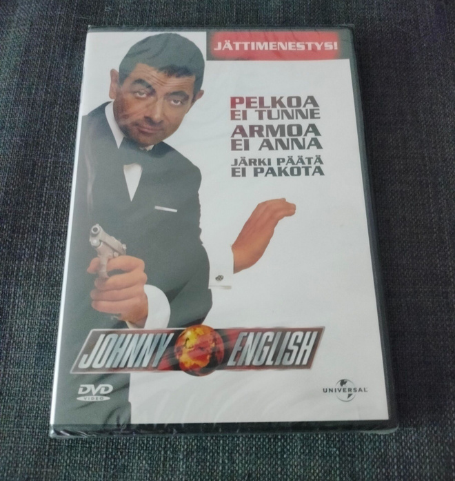 Johnny English Dvd (uusi muoveissa)