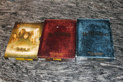 Taru Sormusten Herrasta Trilogia dvd:t