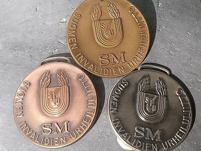 Suomen invaliidien urheiluliitto - Kulta, Hopea, Pronssi