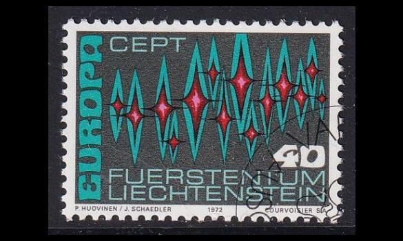 Liechtenstein 564 o Europa (1972)