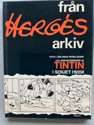 Från Herges arkiv - Totor & Tintin i Sovjet hieno 1.p. 1975
