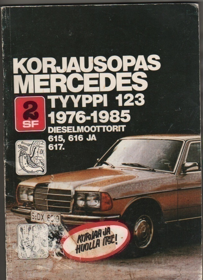 Korjausopas, Mercedes, tyyppi 123, 1976-1985, 615-17,nid. K3
