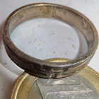VANHA Sormus Korvaussormus 1940 Hakaristi koko n 19 mm - pikkukuva 1