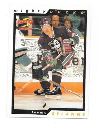 1996-97 Score #145 Teemu Selänne Anaheim Mighty Ducks