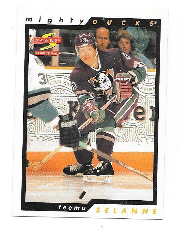 1996-97 Score #145 Teemu Selänne Anaheim Mighty Ducks