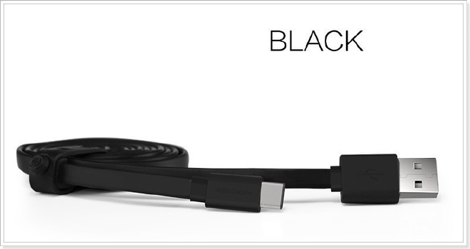 Nillkin USB C-tyypin musta kaapeli, LAADUKAS!