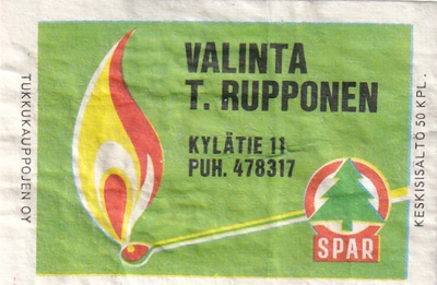 Valinta T.Rupponen, Kylätie 11   SPAR  6/9
