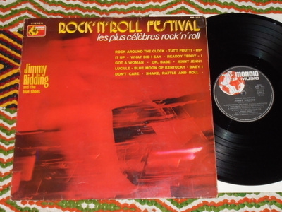 JIMMY RIDDING - Rock'N'Roll Festival - LP 1972 rockabilly EX