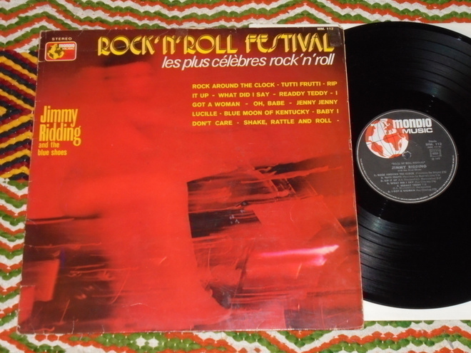 JIMMY RIDDING - Rock'N'Roll Festival - LP 1972 rockabilly EX