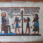 Kaksi upeaa egyptiläistä papyrusta (aitoustodistus mukana!) - pikkukuva 1
