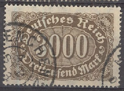 Saksa Mi 254 a (Infla-Berlin) o