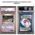 PSA 9 Deoxys #2 Pokemon Emerald - pikkukuva 3