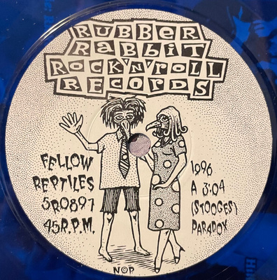 Fellow Reptiles – Yours Truly 7” SINGLE BLUE Smack 69 Eyes