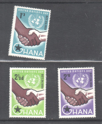 Ghana 1958 YK postituoreena.