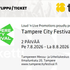 Tampere City Festival 2026 Pe 7.8. - La 8.8.2026  2 päivää - pikkukuva 2