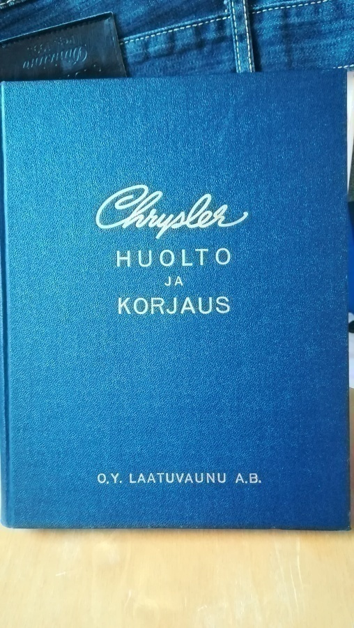Chrysler 1939 korjauskirja