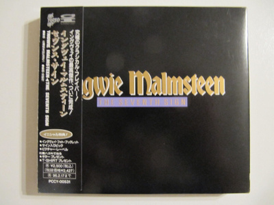 Yngwie Malmsteen  The Seventh Sign Japanilainen CD OBI