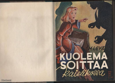 Levä,M.: Kuolema soittaa kaislikossa,Mantere 1945,sid,[Taiga