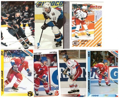7 x JAROMIR JAGR Washington Capitals, Team CZE