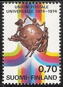 1974 UPU 100 vuotta  0,70 mk **  LaPe 756
