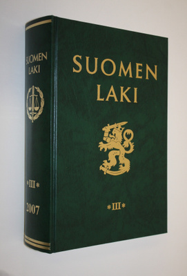 Suomen laki 2007 osa 3