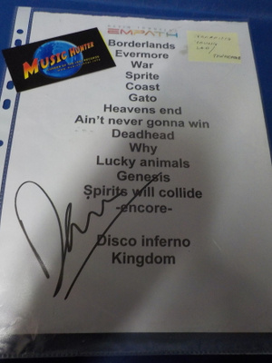DEVIN TOWNSEND NIMIKIRJOITUS SETTILISTASSA
