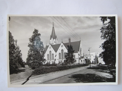 VANHA Postikortti Kemi Lappi 1950-l Alkup.Mallikappale