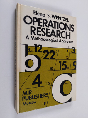 E. S. Wentzel : Operations research : a methodological ap...