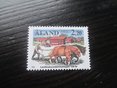 Åland: Maanviljelyskoulutus 100 vuotta 1988 **