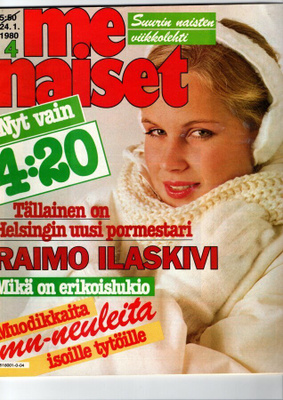 Me Naiset n:o 4 1980 Raimo. Chaplin. Savonlinnan Taidekoulu