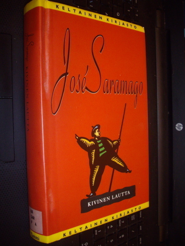 Jose Saramago : Kivinen lautta ( 1 p. 1994 ) Sis.pk:t