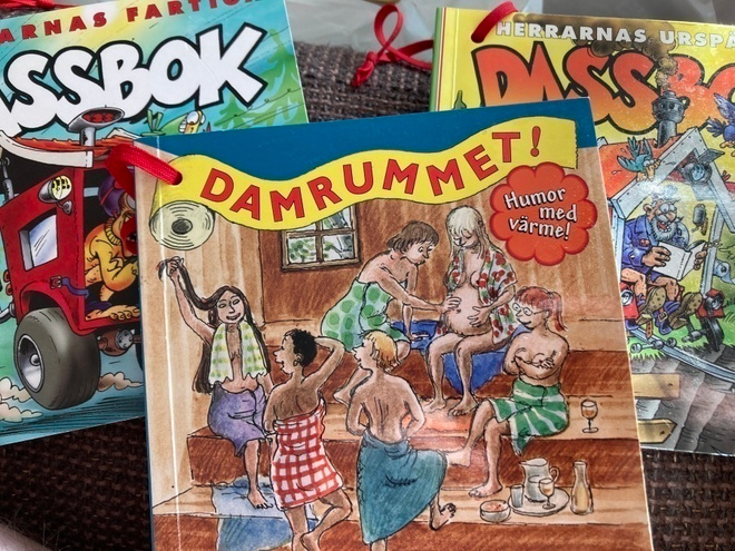2 x DASSBOK & DAMRUMMET! KOLME KIRJAA!