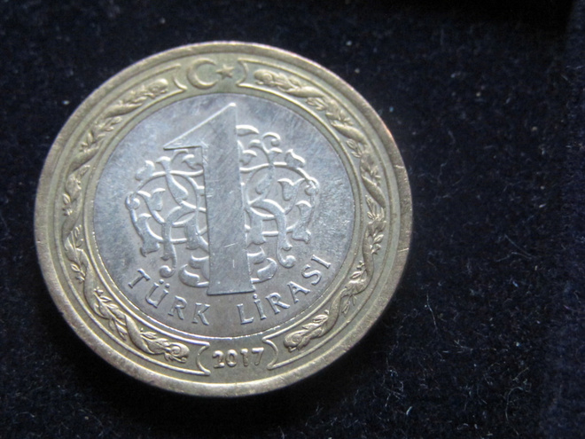 1 lira 2017 Turkki-Turkey