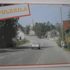 Pulkkila, hiljainen keskustanäkymä ja kirkko, ei p. - pikkukuva 1
