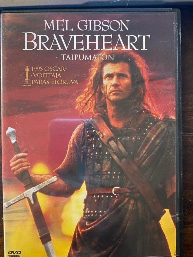 Mel Gibson BRAVEHEART- TAIPUMATON 2 disc Dvd UUSI