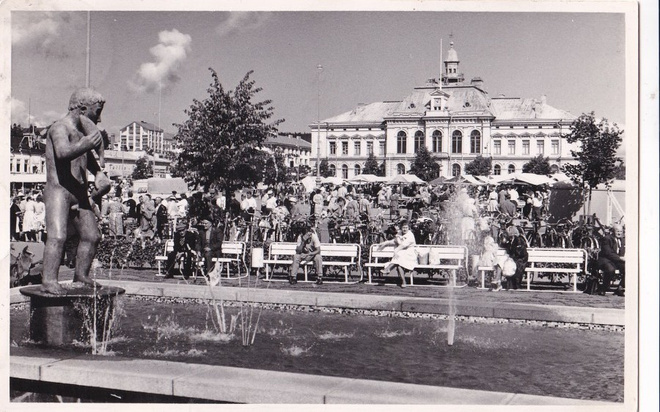 Kuopio. Kauppatori. Albin Aaltonen   b469