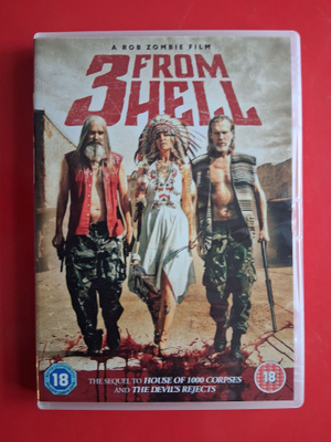 3 from hell (2019) DVD