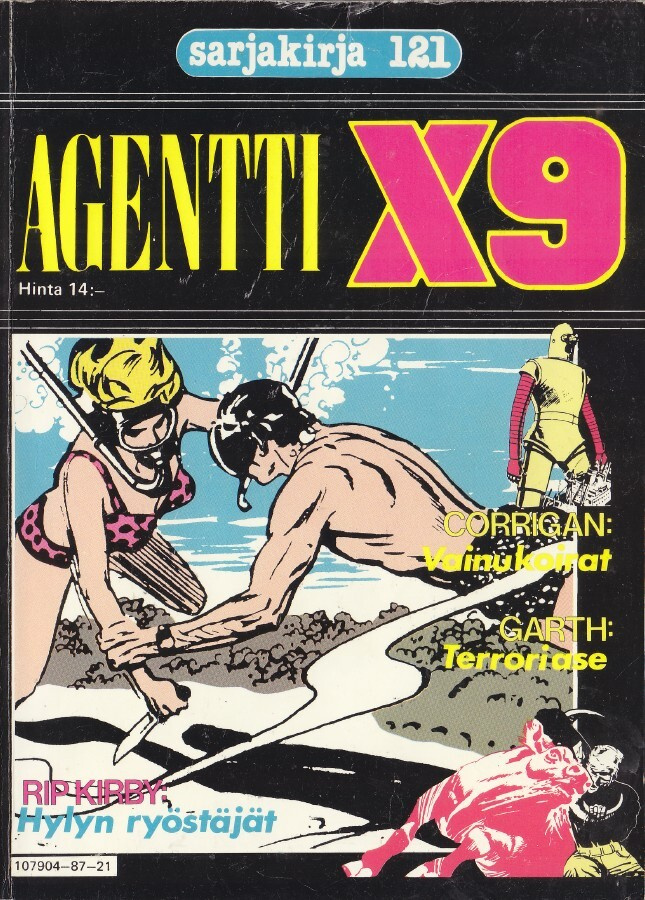 Semic sarjakirja 121 Agentti X9 (1987)