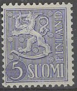 1954 M54  5 (mk) sininen ++