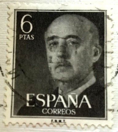 Francisco Franco Espanja Postimerkki
