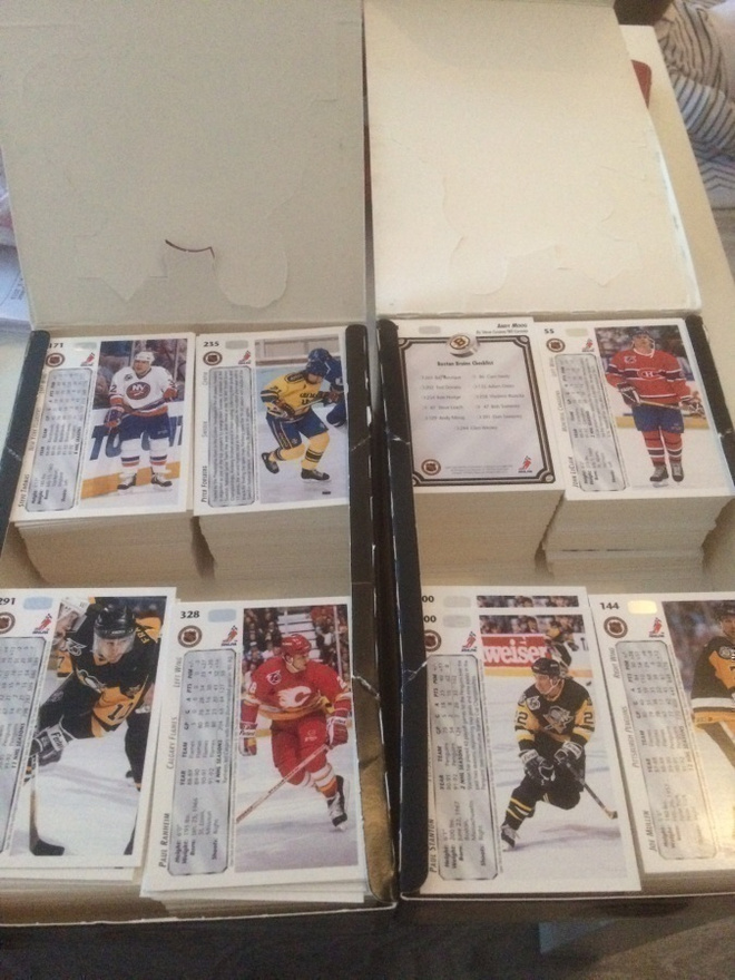 1992-93 Upper Deck peruskortteja