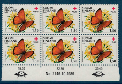 1990 PR 1,50 mk nro-6lo ++