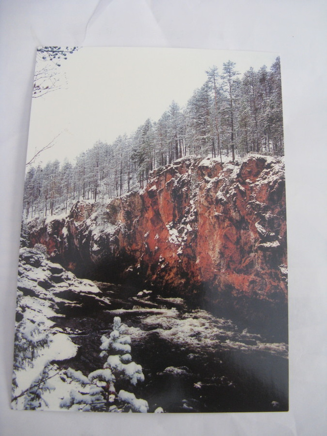 Talvinen Kiutaköngäs- Kuusamo