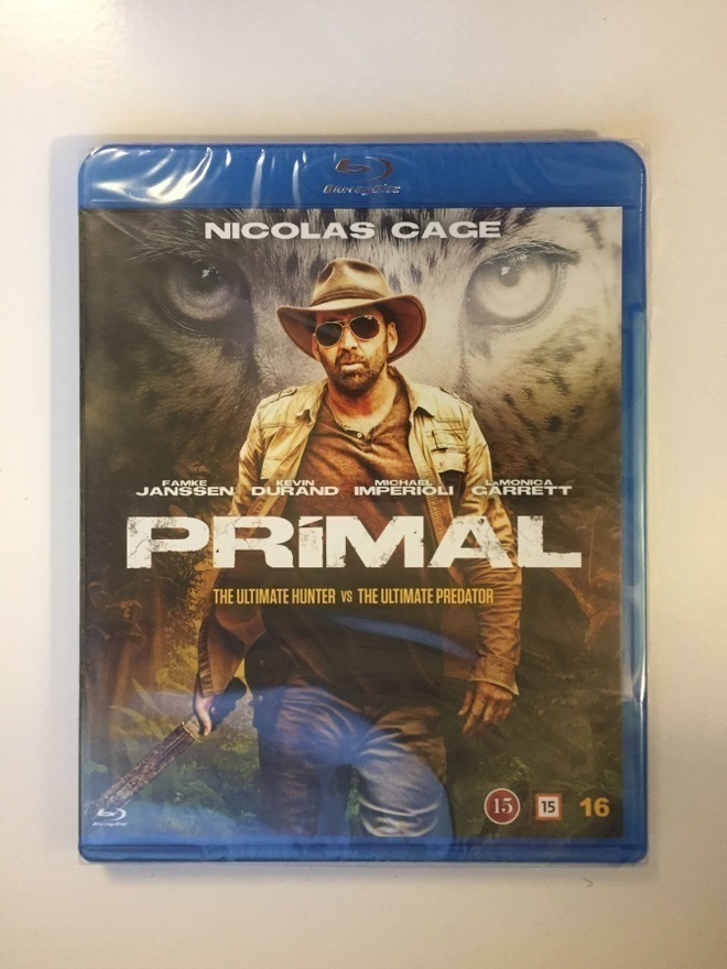 Primal (Blu-ray) Nicolas Cage, Famke Janssen (2019) UUSI