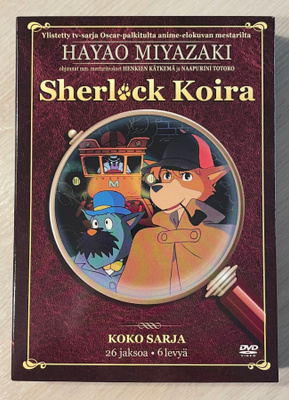 Hayao Miyazaki: SHERLOCK KOIRA (1984) 6DVD (UUSI)