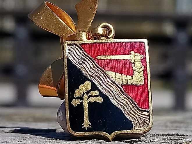 Emalinen Vaakuna merkki Joensuu 1923–1957. Halkaisija - 34 m