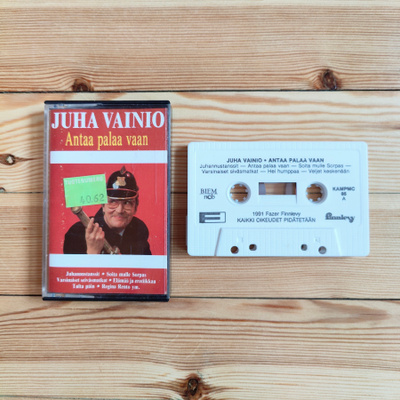 Juha Vainio - Antaa Palaa Vaan c-kasetti