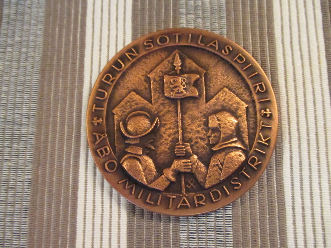 Turun Sotilaspiiri mitali 1981. Åbo Militärdistrikt.