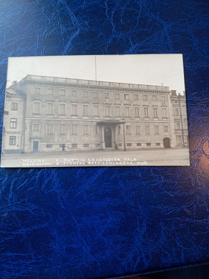 Vanha kortti. Helsinki, Ruotsin lähetystötalo