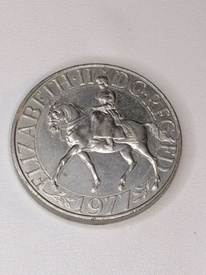 Queen Elizabeth II Silver Jubilee Muistoraha DG.REG FD 1977